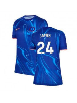 Chelsea Reece James #24 Zenski Domaci Dres 2024-25 Kratak Rukavima